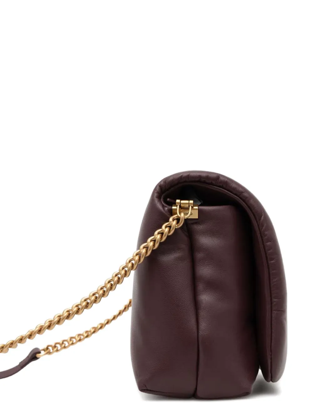 Pinko Classic Love Bag Click Puff Crossbody Bag In Red