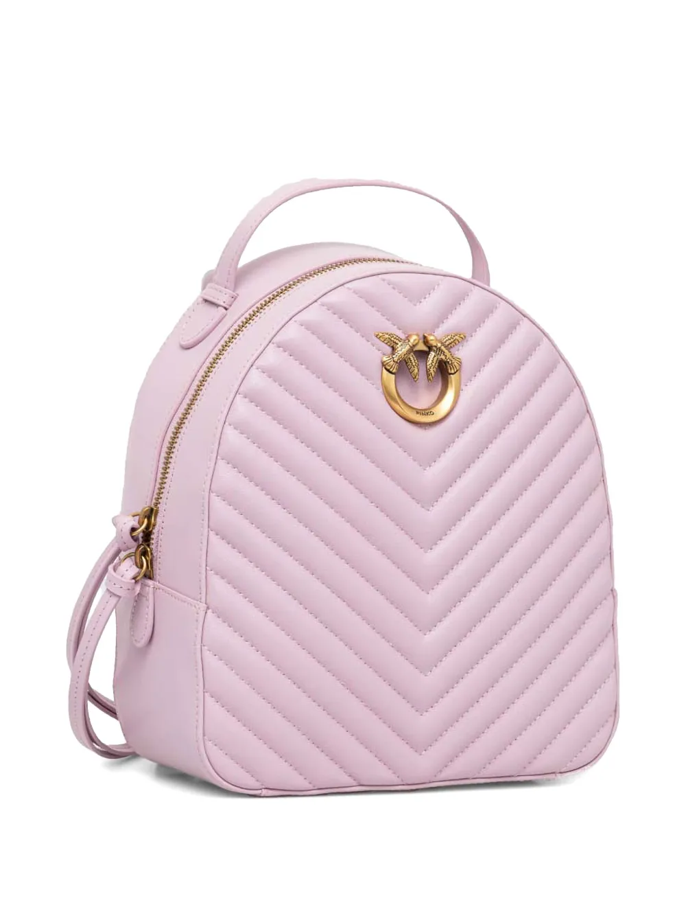 PINKO leather backpack - Roze