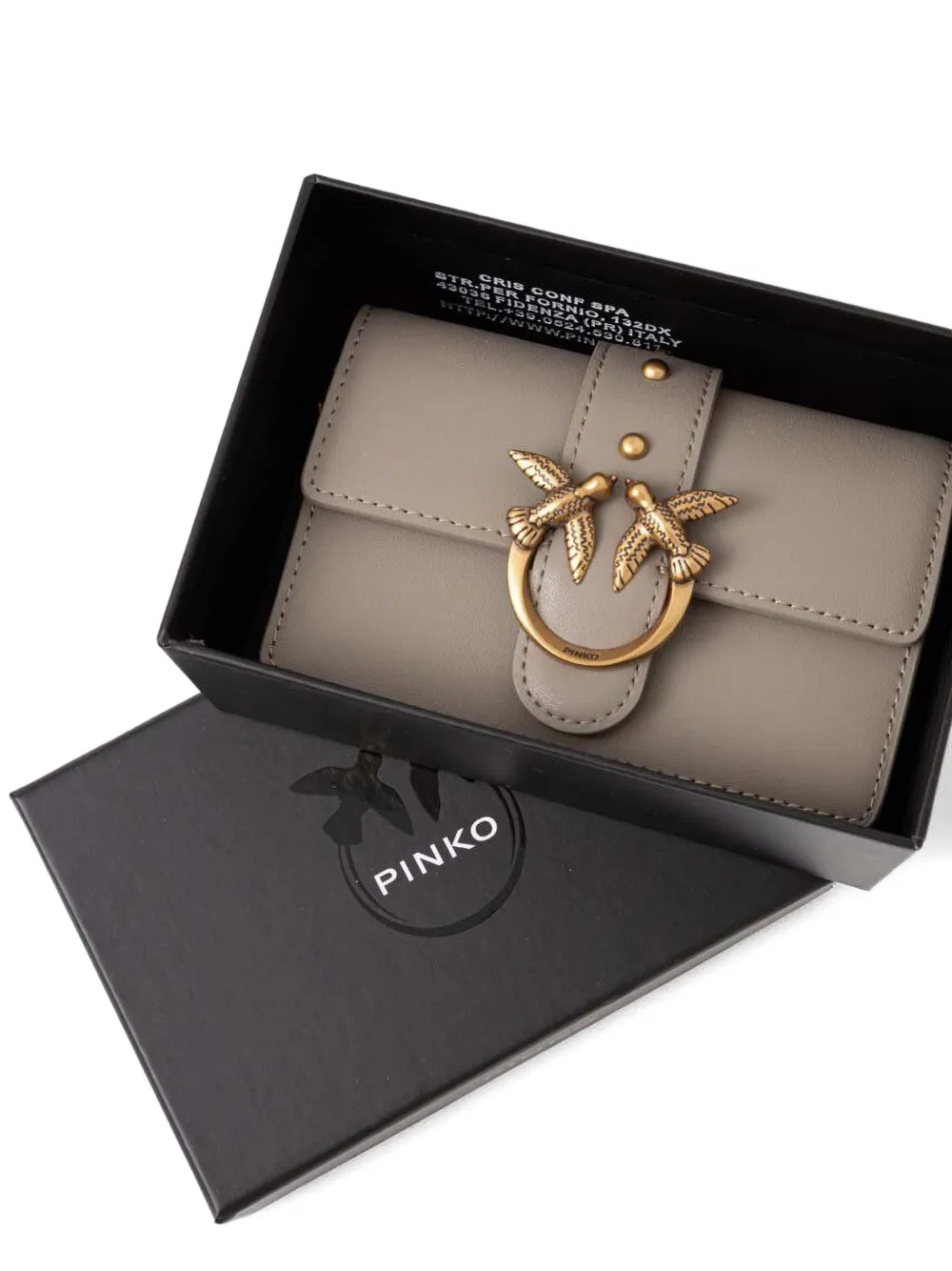 PINKO Mini-tas met omslag Beige