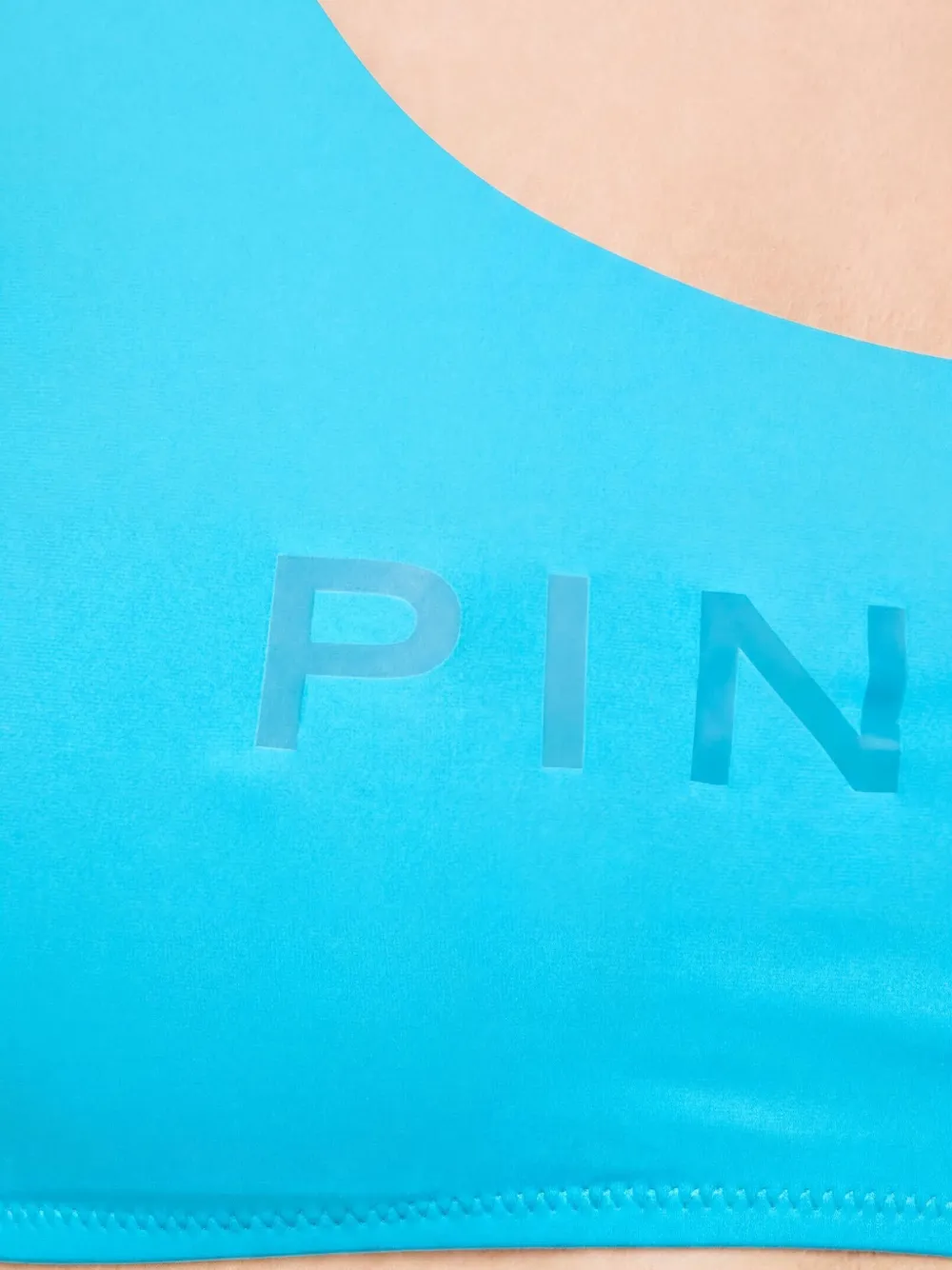 PINKO Asymmetrische bikinitop Blauw