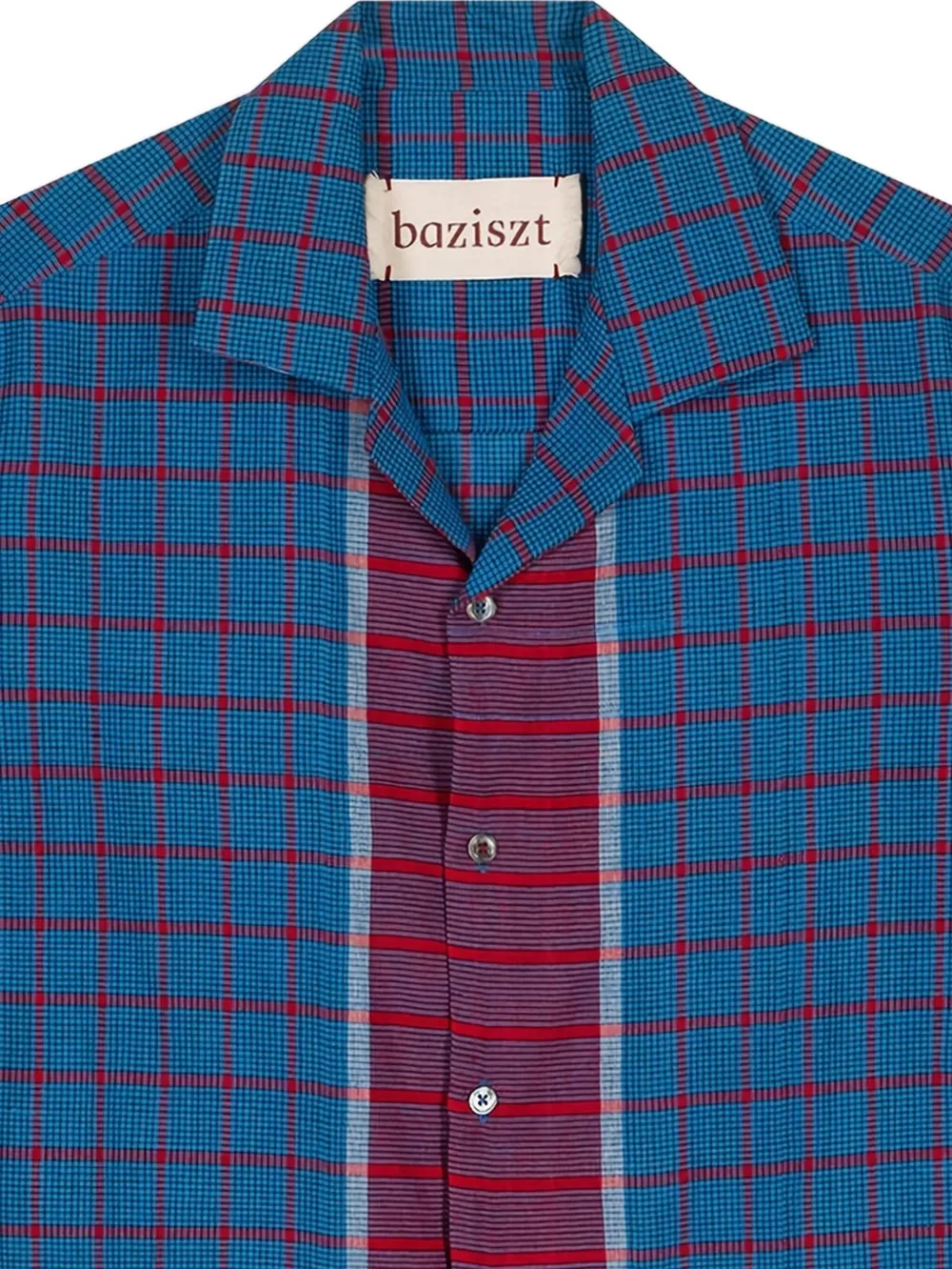 Baziszt Camisa xadrez com bolsos laterais | Image 2