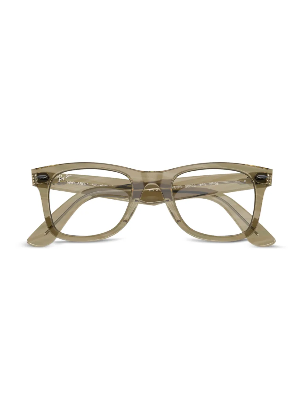 Ray-Ban Original Wayfarer zonnebril met vierkant montuur Beige