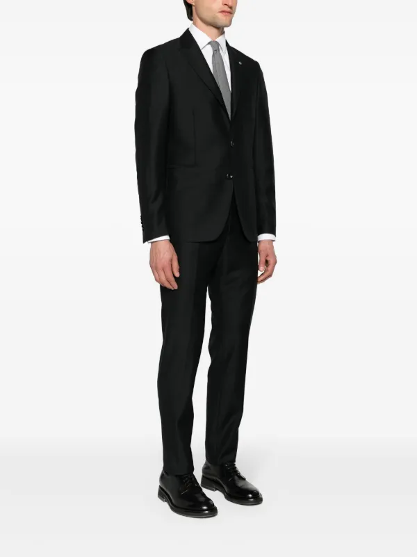 Tagliatore single-breasted Virgin Wool Suit | Black