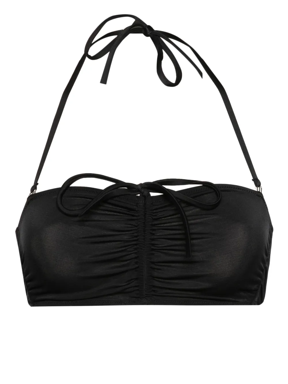 Dsquared2 gathered-detail bikini top Zwart