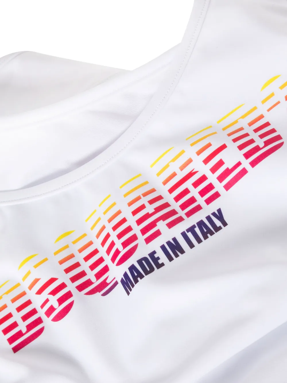 Dsquared2 Logo-print Swimsuit In 白色