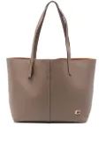 Coach logo-charm tote bag - Brown