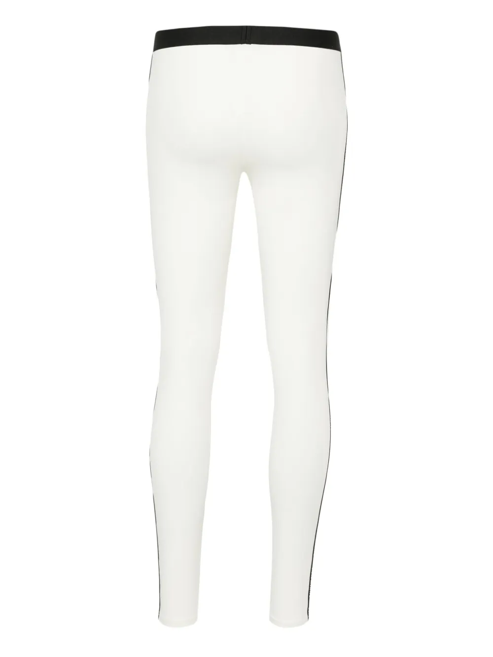 Balmain Legging met logo afwerking Beige