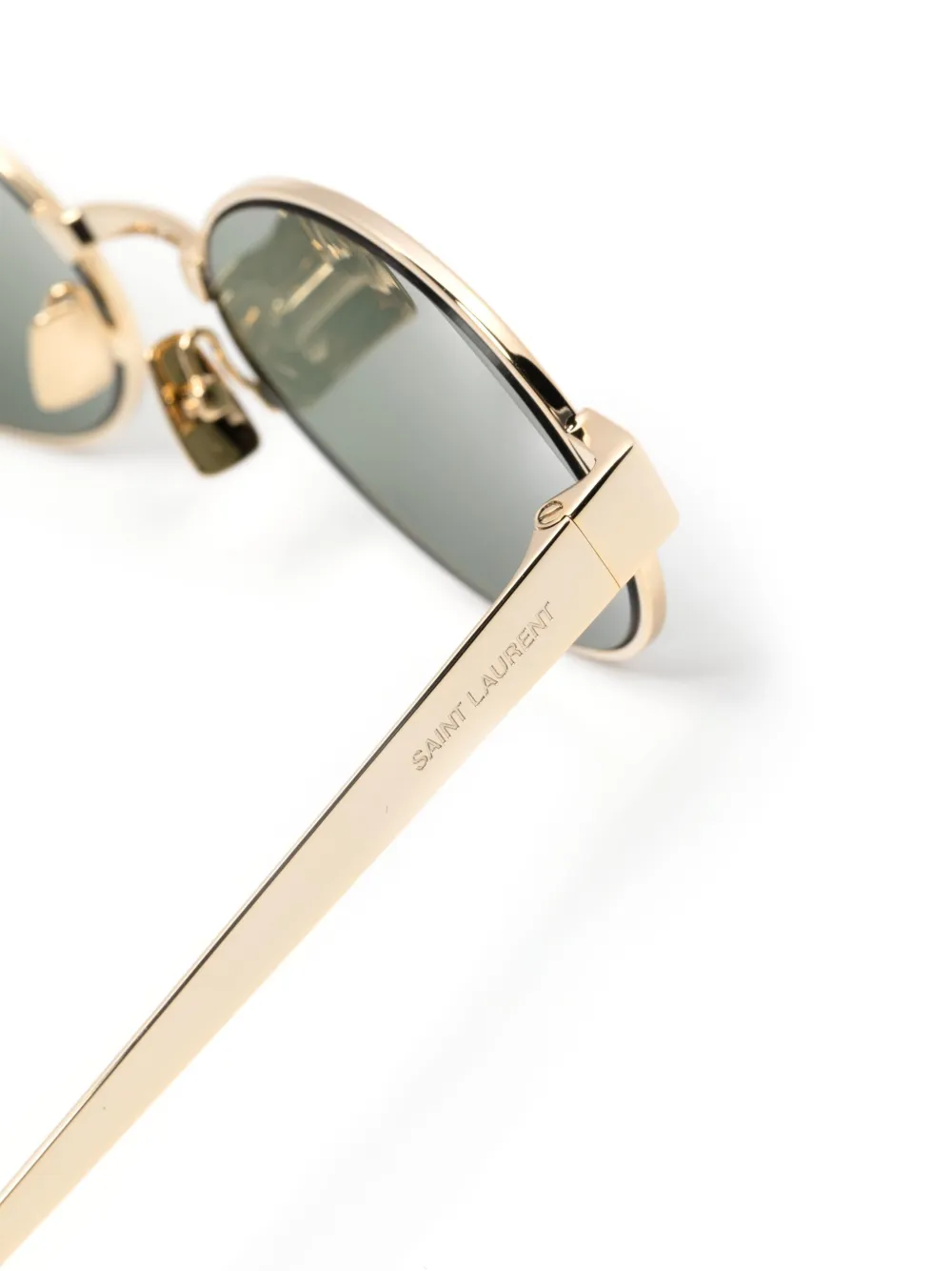 Saint Laurent Eyewear SL 692 zonnebril met ovaal montuur Goud
