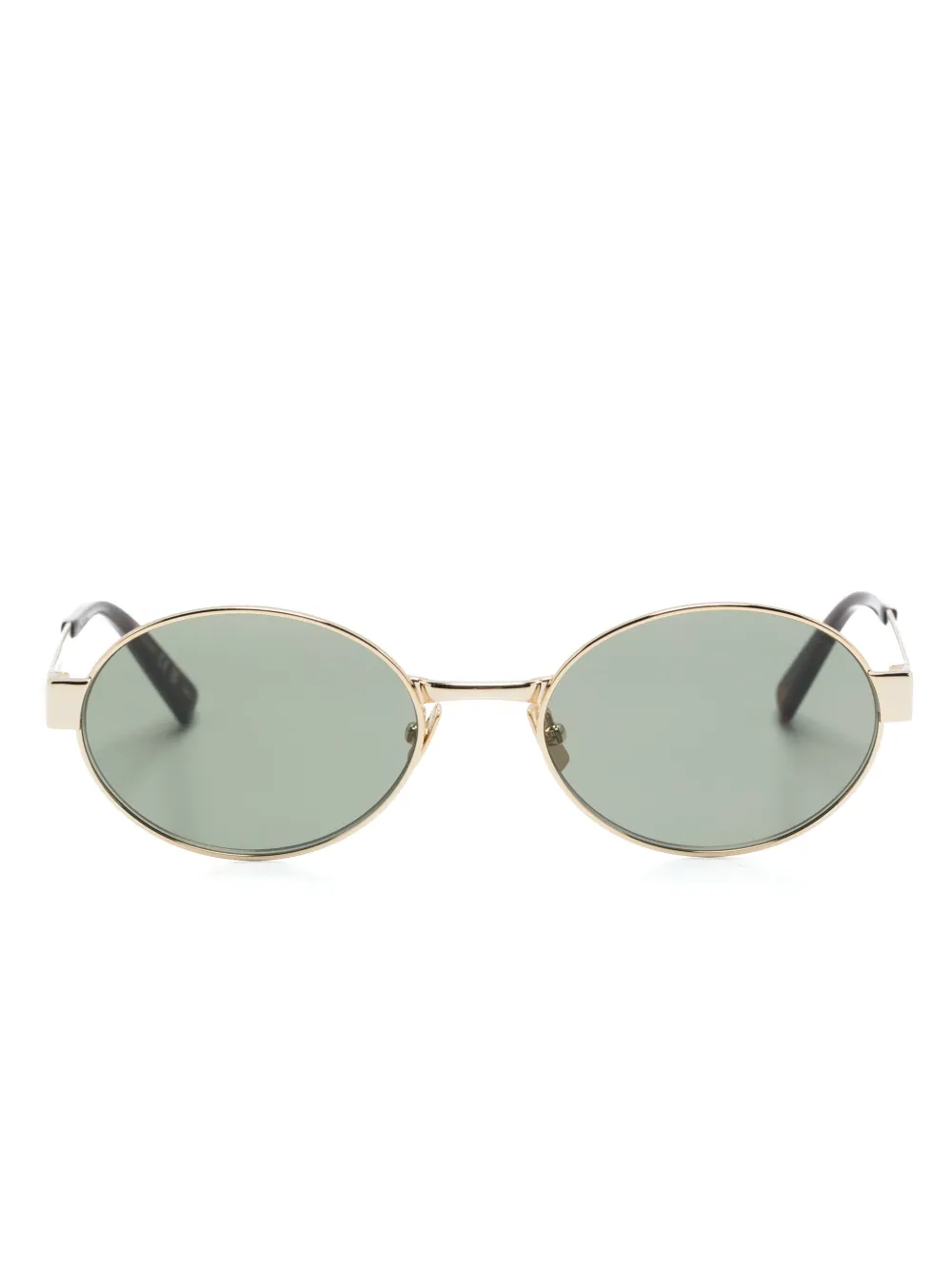 Saint Laurent Eyewear lentes de sol SL 692 con armazón ovalada | dorado | Image 1