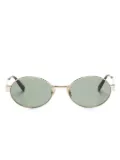 Saint Laurent Eyewear SL 692 oval-frame sunglasses - Gold