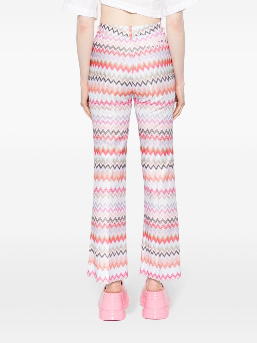 Missoni Flared broek Roze