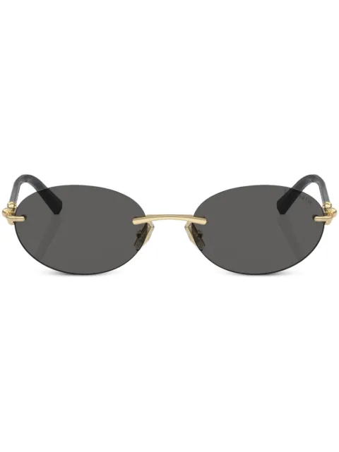 Tiffany & Co Eyewear oval frame tinted sunglasses