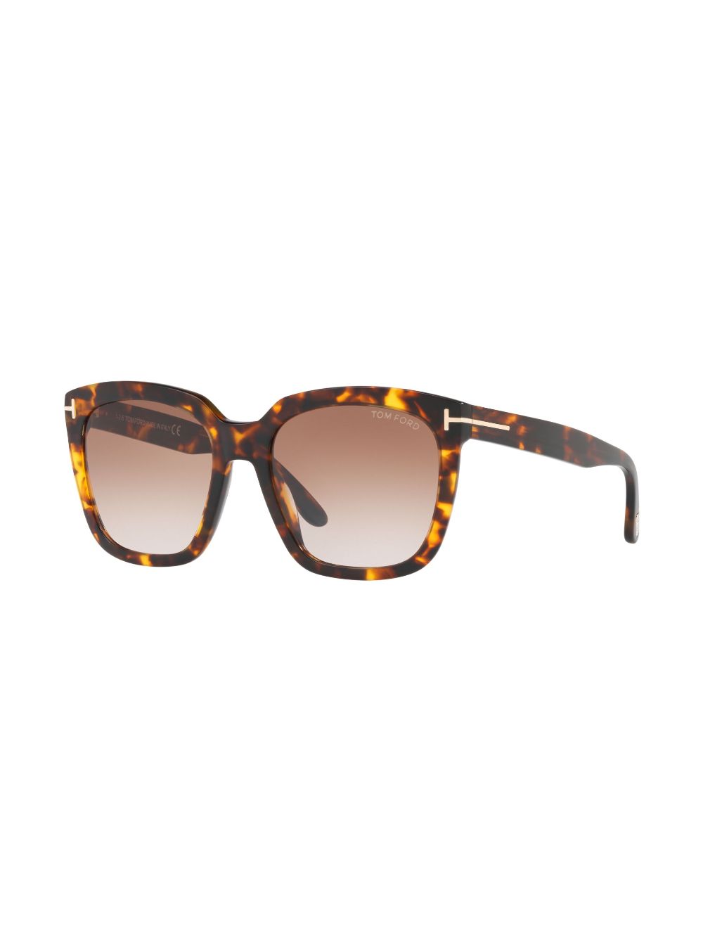 TOM FORD Eyewear Amarra square-frame sunglasses - Brown