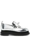 Simone Rocha Heart Toe Platform loafers - Silver