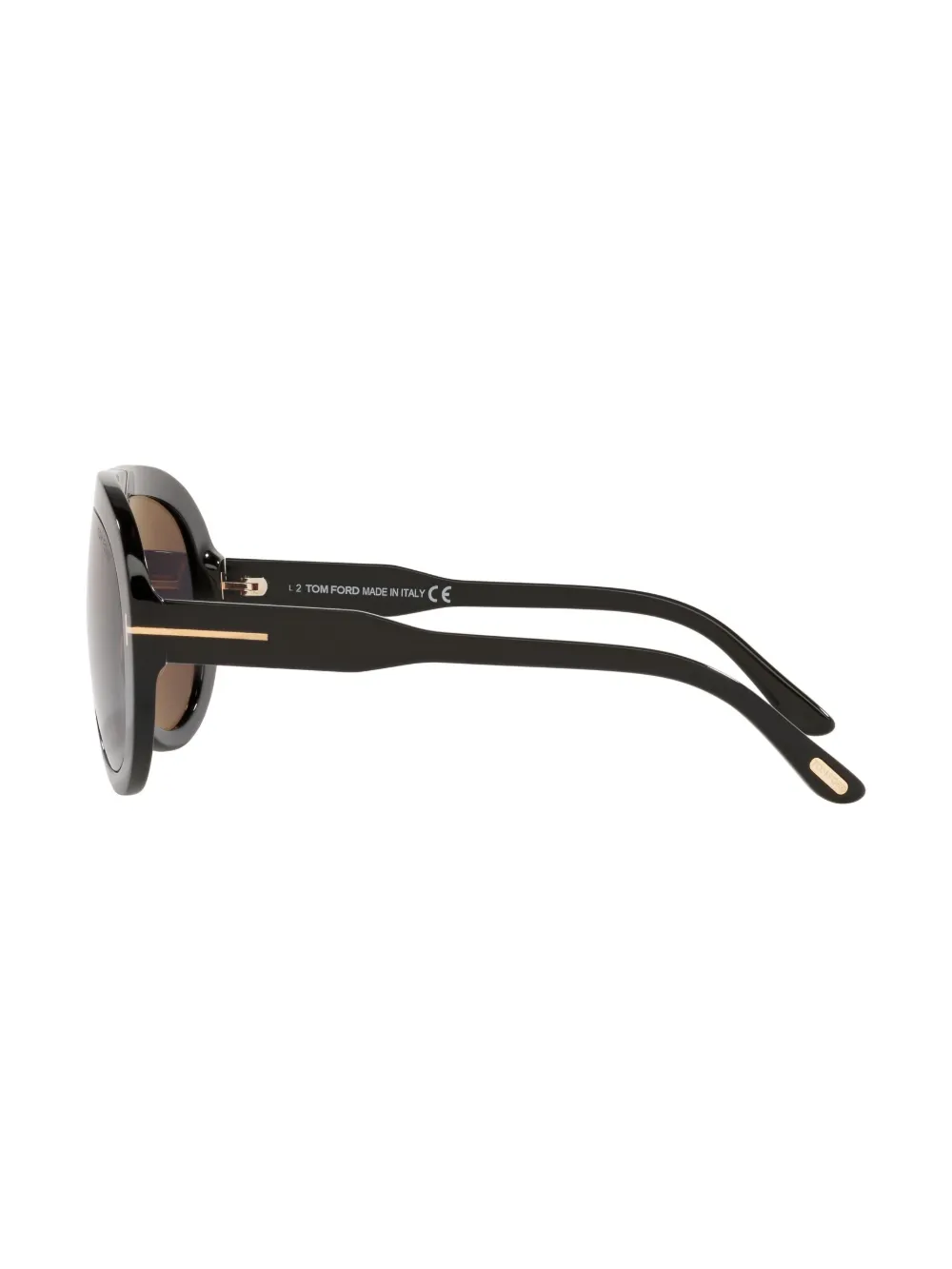 TOM FORD Eyewear Troy pilot-frame sunglasses Zwart