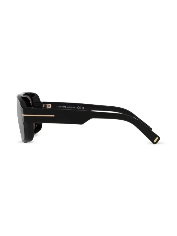 TOM FORD Eyewear Turner サングラス | ブラック | FARFETCH JP