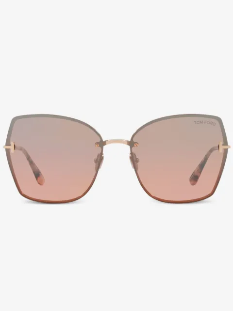 TOM FORD Eyewear Nickie geometric-frame sunglasses