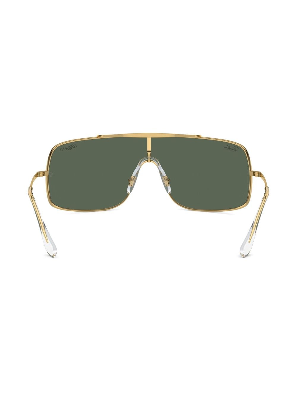 Shop Ray Ban Wings Iii Square-frame Sunglasses In Gold