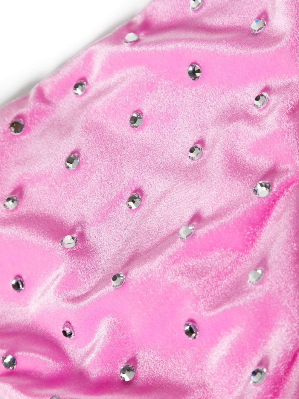 Dsquared2 crystal-embellished velvet bikini bottom Roze