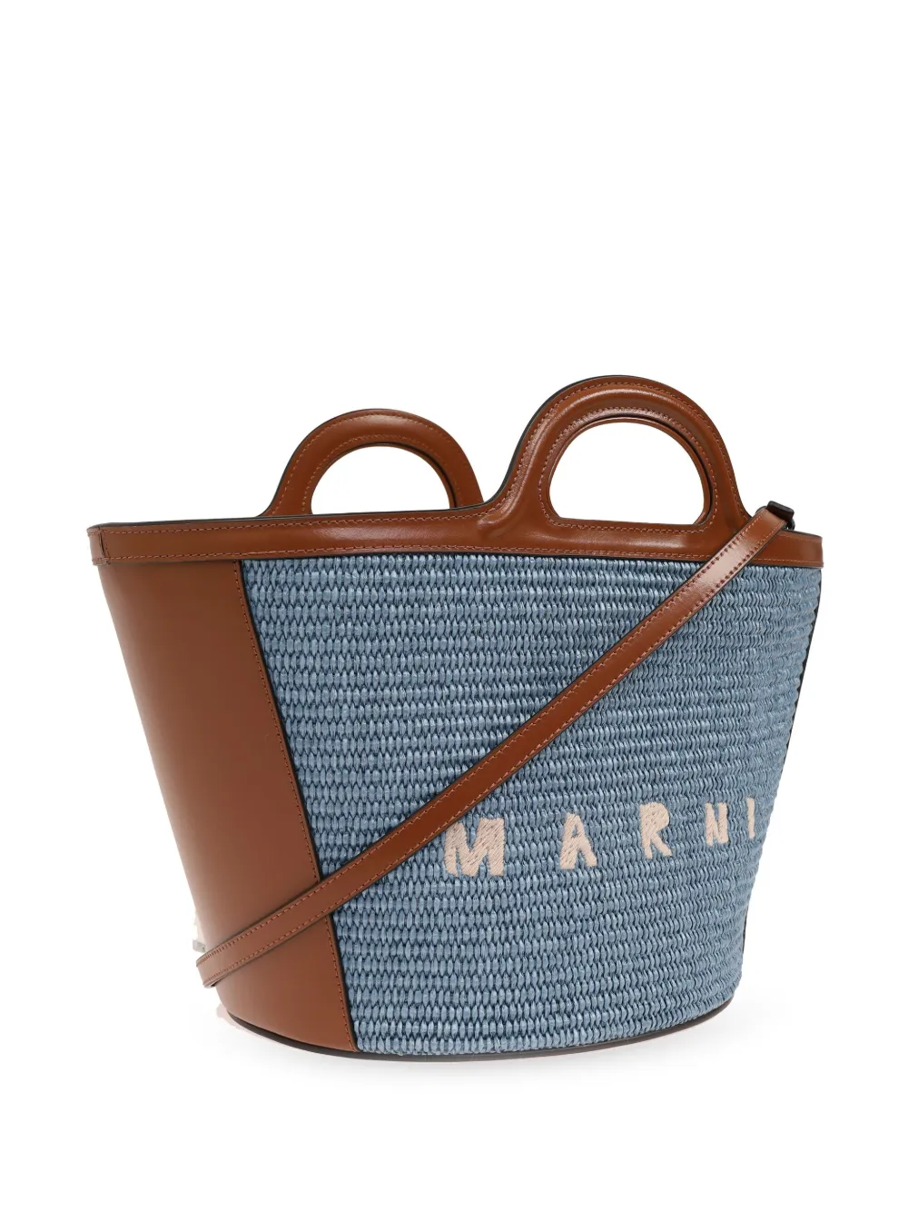 Marni Tropicalia kleine shopper Blauw