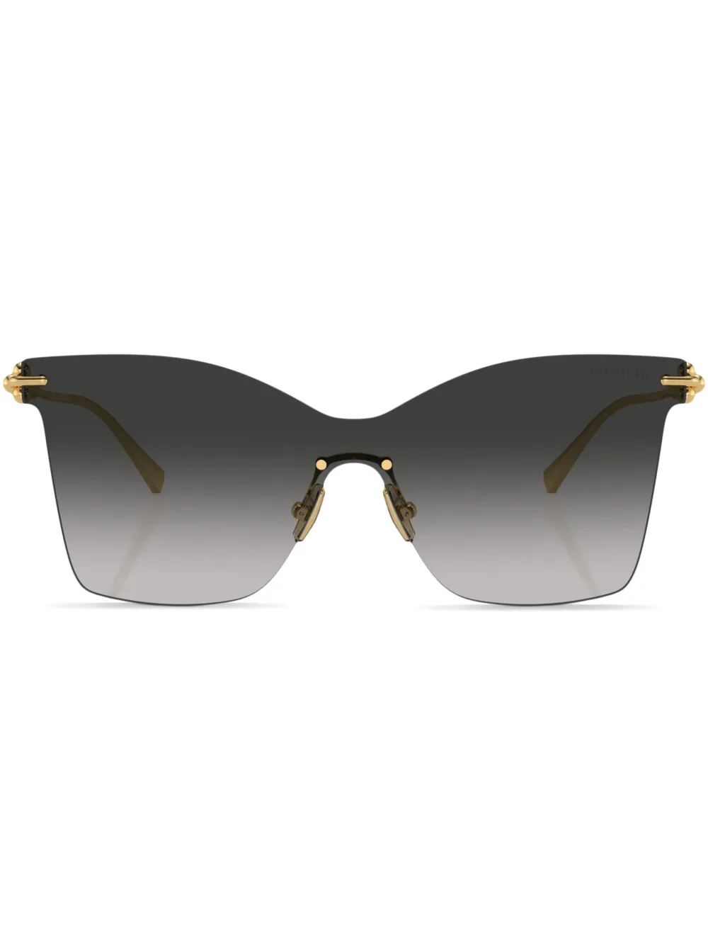 Tiffany & Co Eyewear cat-eye frame sunglasses | Gold | Image 1