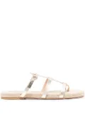 Castañer Milos flat sandals - Gold