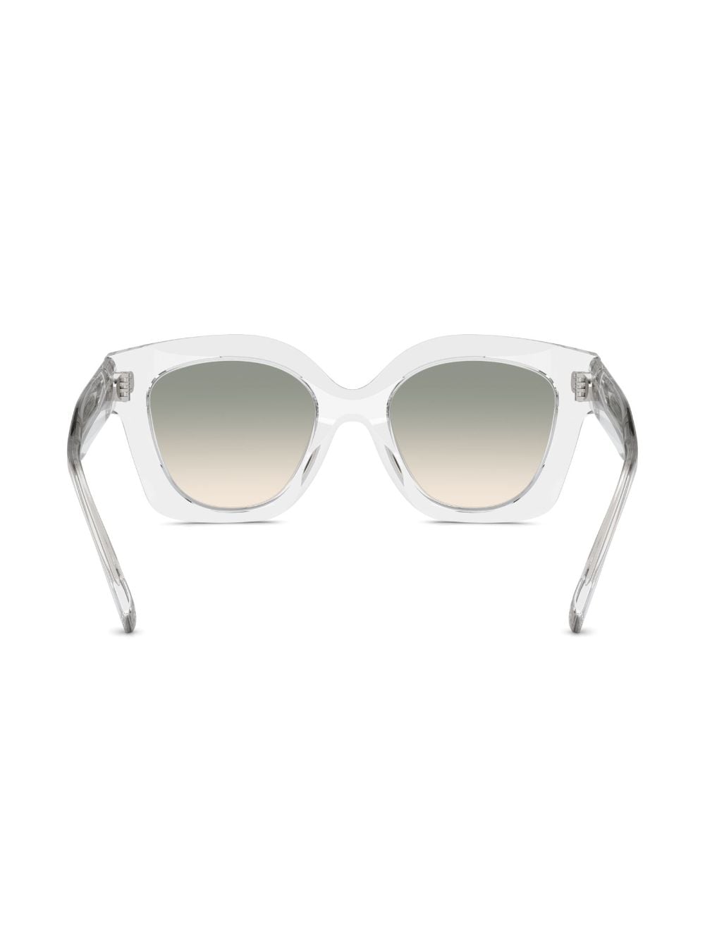 Shop Tory Burch Miller Oversize-frame Sunglasses In Neutrals