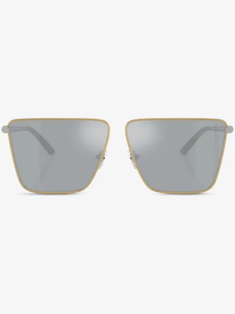 Versace Eyewear Tubular Greca square-frame sunglasses