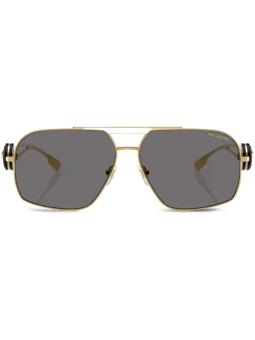 Lunettes de soleil à monture pilote - Versace Eyewear - Modalova