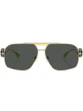 Versace Eyewear Medusa pilot-frame sunglasses - Gold
