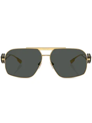 NWOT Dolce & Gabbana Stefano DG2303 Black Gold Sunglasses Aviators Eyewear Pilot Stefano sunglasses in Gold for Men | Dolce&Gabbana® main image 3