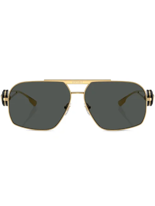 Lunettes de soleil à monture pilote - Versace Eyewear - Modalova