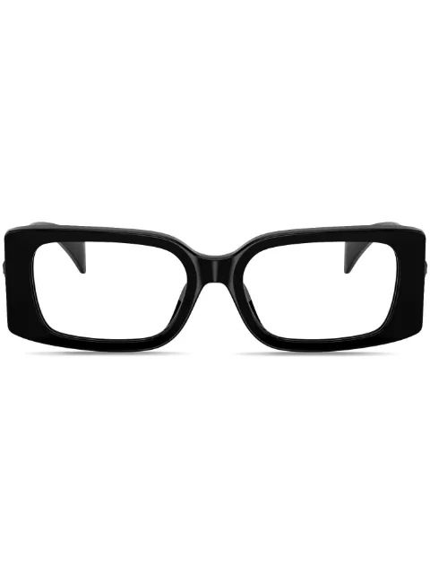 Versace Eyewear Medusa-plaque rectangle-frame glasses VE3362UGB1 - 0