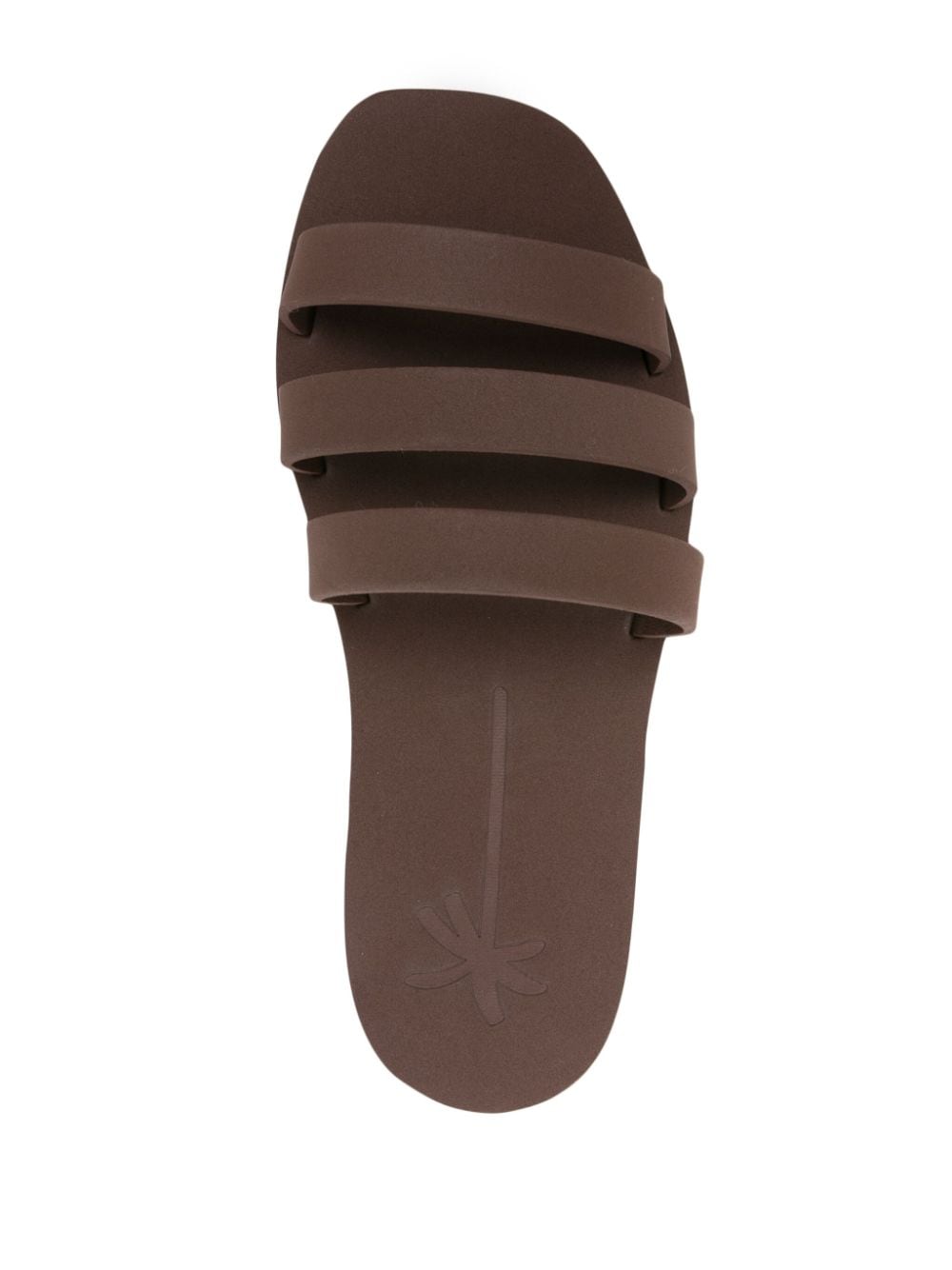 Shop Manebi Honolulu Swim Sandals In Brown
