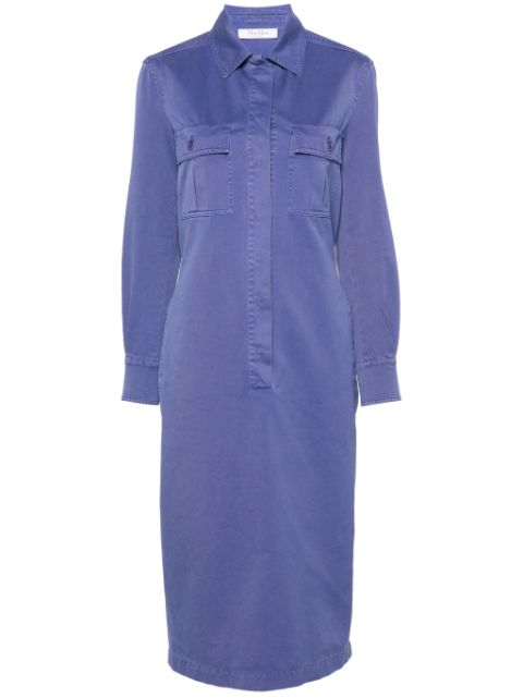 Max Mara Cennare cotton shirt midi dress Women