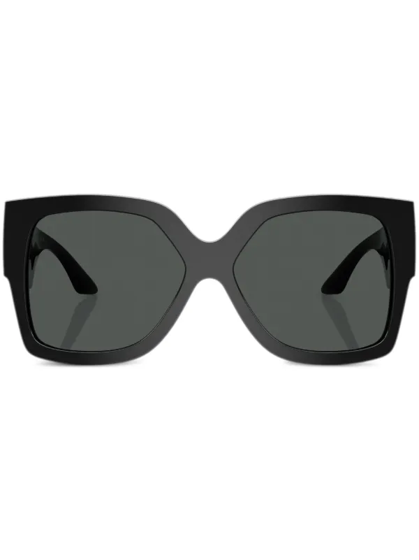 Versace Sunglasses Medusa Greca Eyewear VERSACE GRECA Pilot Medusa 2228 Gold Black VE2228 Square  main image 2