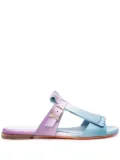 Santoni Dua fringed sandals - Blue