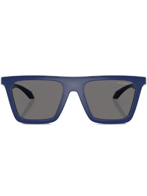 Lunettes de soleil à monture carrée - Versace Eyewear - Modalova