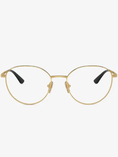 Vogue Eyewear runda glasögon med graverad logotyp