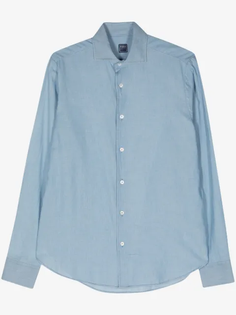 Fedeli classic-collar cotton shirt