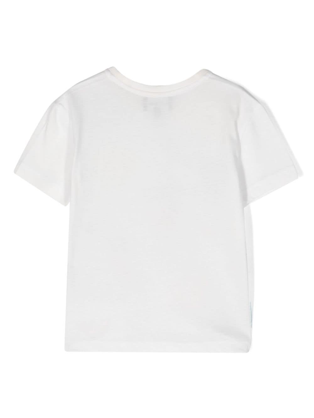 Emporio Armani Kids logo-print cotton T-shirt - Wit