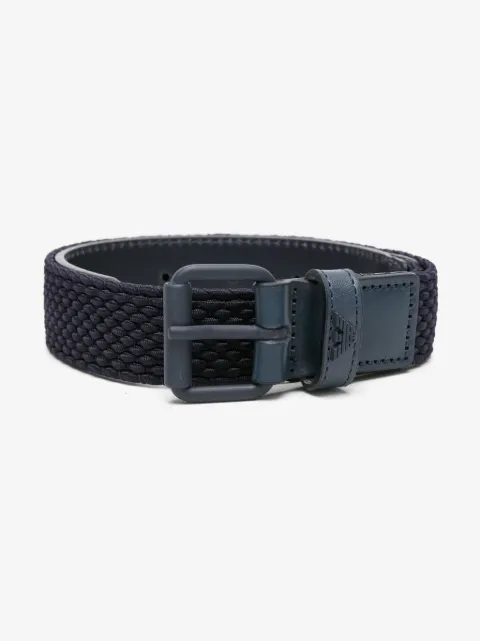 Emporio Armani Kids ceinture tressée à boucle