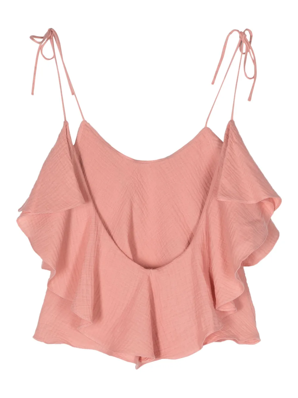 Shop Pnk Layered Open-back Tank Top In Pink