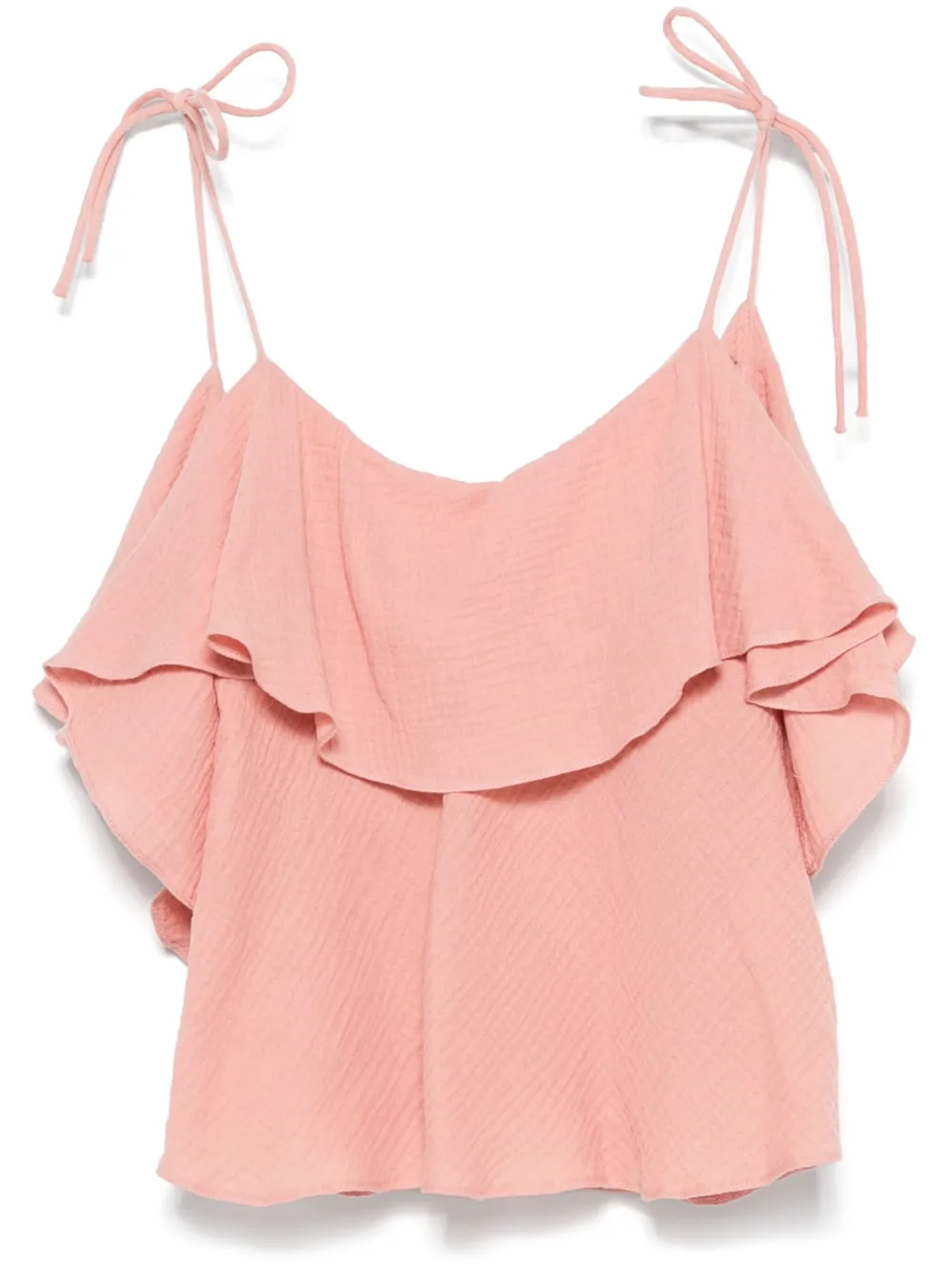 PNK open-back cotton top | Pink | Image 1