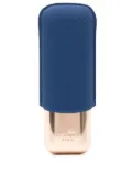 S.T. Dupont lizard skin-effect leather cigar case - Blue