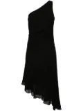 TWINSET drape-detail one-shoulder dress - Black