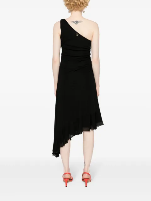 TWINSET drape-detail one-shoulder dress 241TT2093 - 3