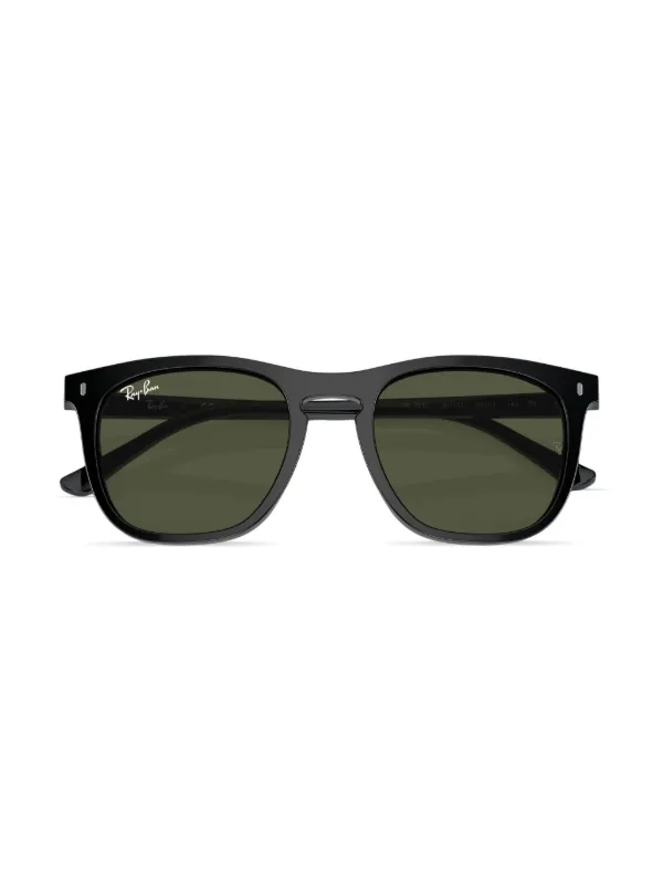 Ray-Ban RB2210 スクエアフレーム サングラス | ブラック | FARFETCH JP