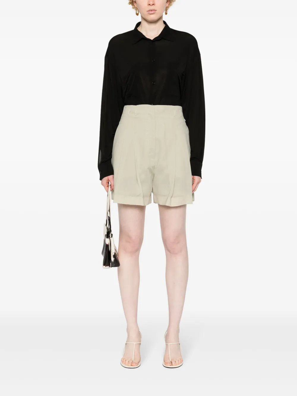 Philosophy Di Lorenzo Serafini Blouse met strik - Zwart