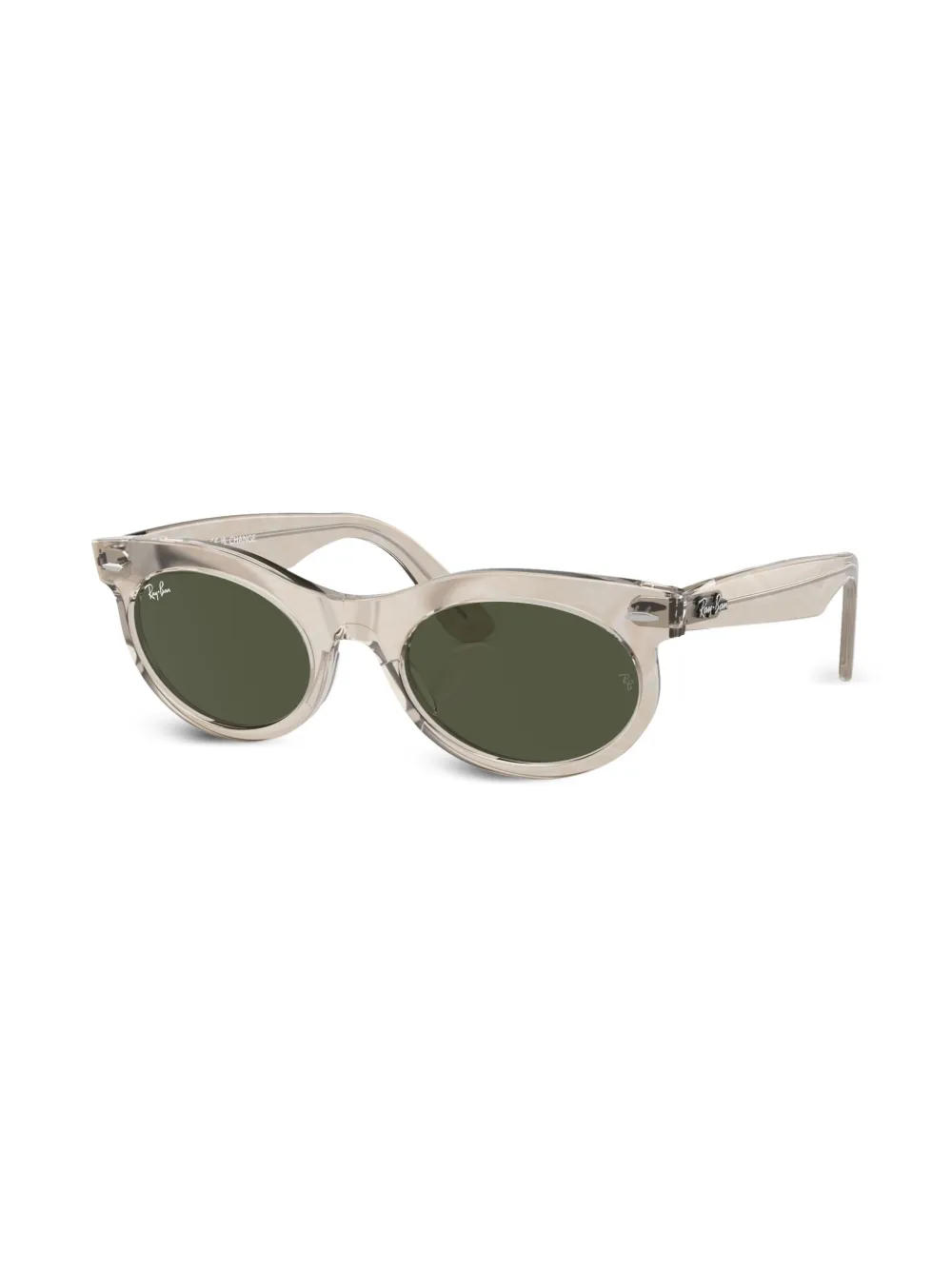 Ray-Ban Wayfarer bril met ovalen montuur - Beige
